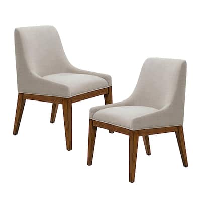 INK+IVY Frank Grey Upholstered Dining Chair (Set of 2)