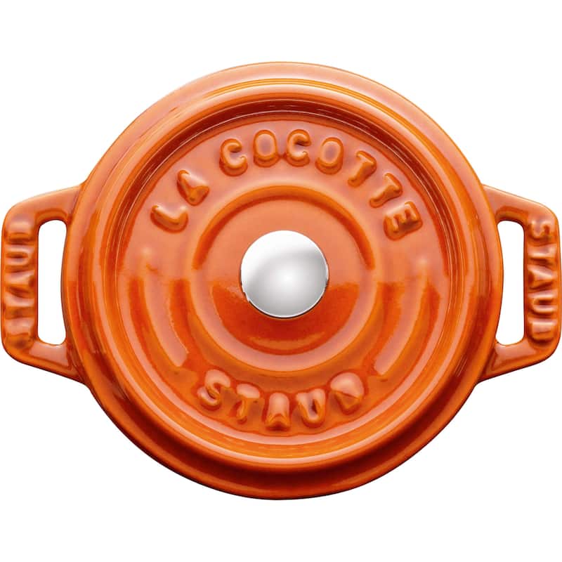 STAUB Cast Iron 0.25-qt Mini Round Cocotte
