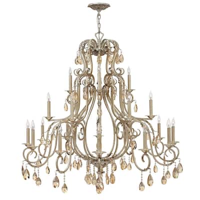 Hinkley Lighting Carlton 21 Light 3 Tier Candle Style Crystal