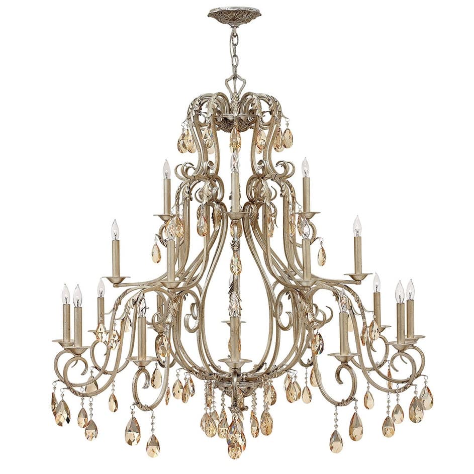 Hinkley Lighting Carlton 21 Light 3 Tier Candle Style Crystal