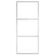 preview thumbnail 37 of 71, vidaXL Walk-in Shower Wall multi size Half Frosted ESG Glass Black