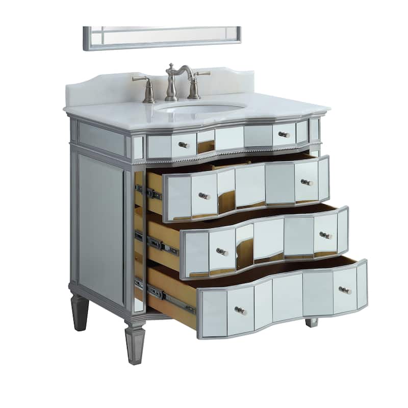 36" Asselin Bathroom Sink Vanity