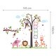 preview thumbnail 3 of 3, Walplus Monkey Height Measure Zoo Animals Wall Sticker Nursery Decor