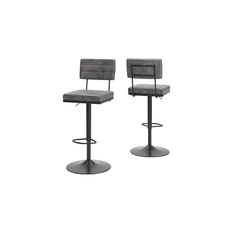 Ashley Furniture Strumford Swivel Barstool (Set of 2) - 18"W x 18"D x 33-43"H