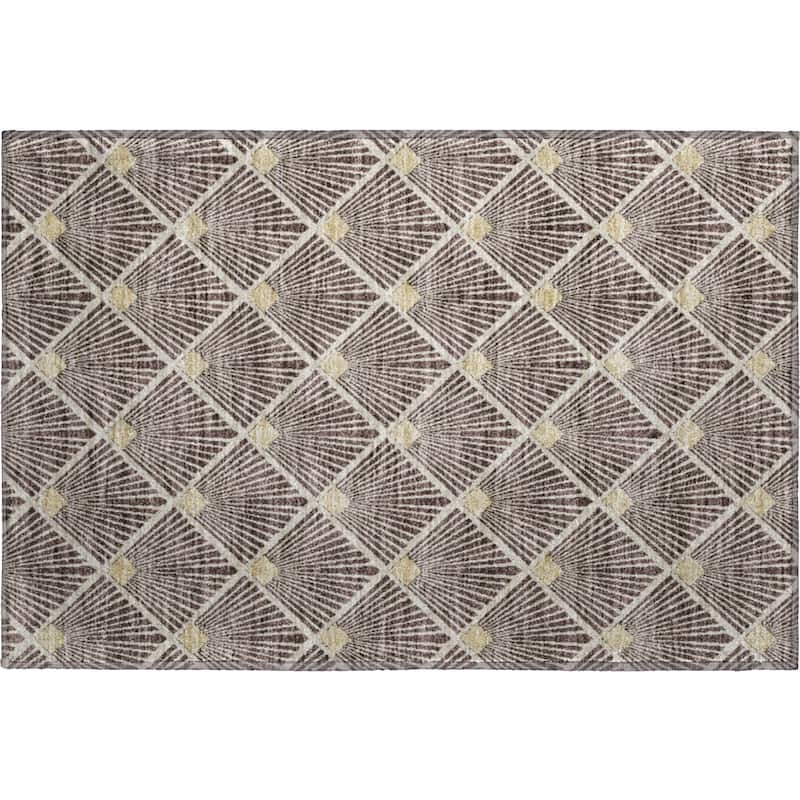Premium Washable Super Soft Diamond Trellis Mayfield Rug