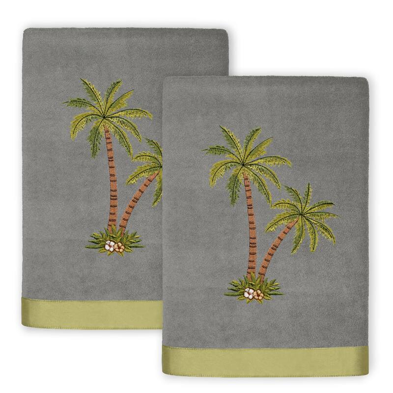 Authentic Hotel and Spa Turkish Cotton Palmera 2 PC Hand Towel Set