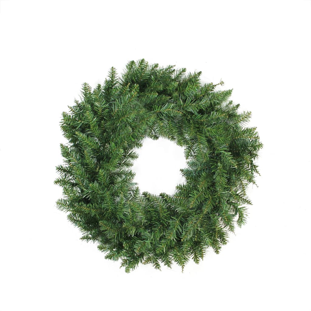 Buffalo Fir Artificial Christmas Wreath - 24" - Unlit