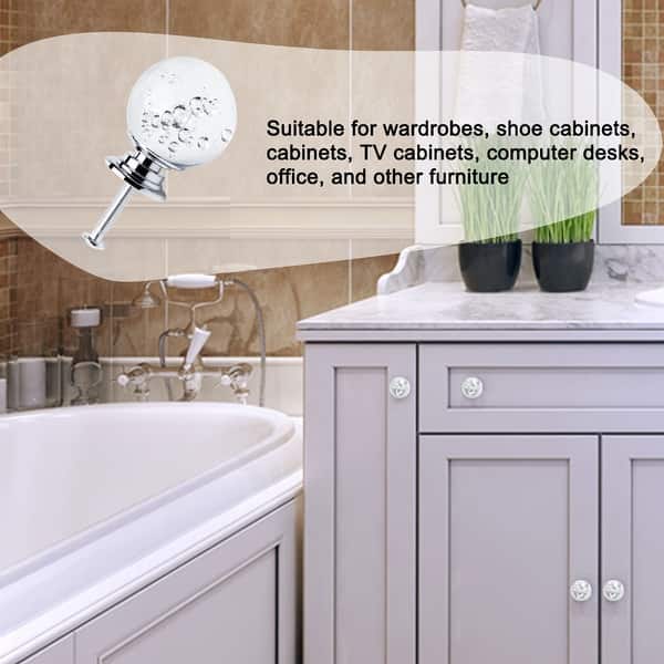 Shop Crystal Knobs Drawer Pull Handle Cupboard Cabinet Dresser