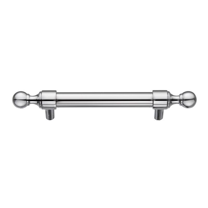 Utopia Alley Vaduz Pull Handle - Polished Chrome Cabinet Drop Pull Handles, 3.75" Center to Center - 10 pack - Chrome