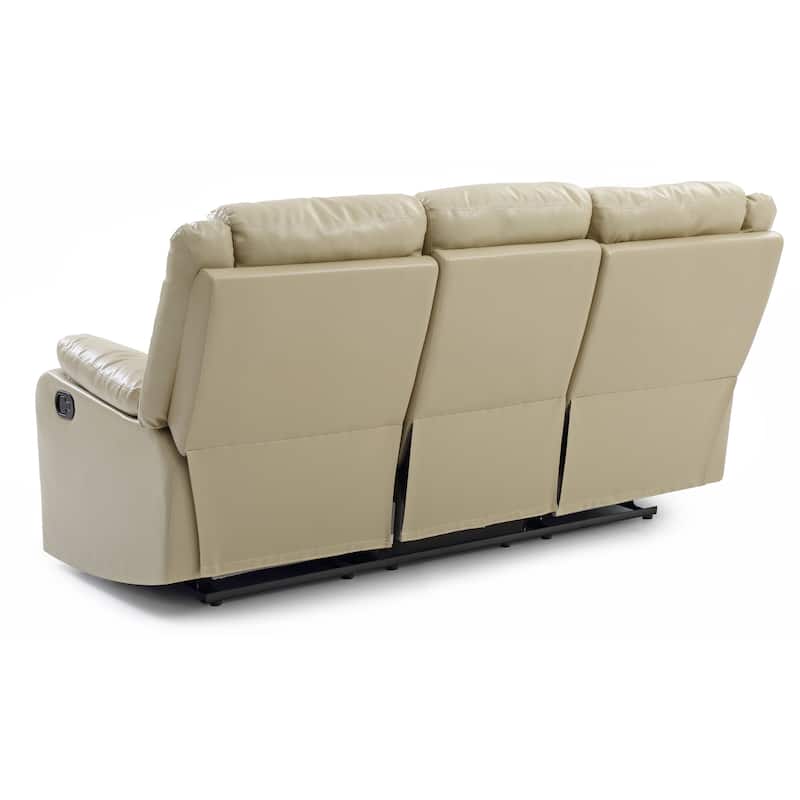 Ward Faux Leather Double Reclining Sofa