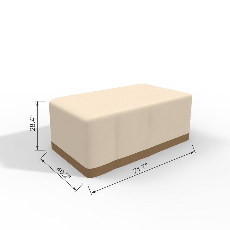 Direct Wicker Weather-proof Furniture Cover Coat - 71.7x 40.2 x 28.4 inches