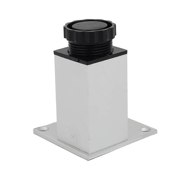 Shop Unique Bargains80mm Height Aluminum Square Base Adjustable