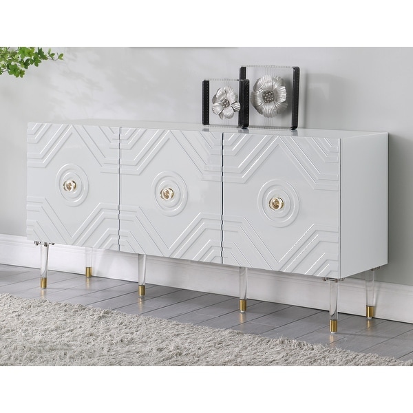 Best Master Furniture 65-inch Lacquer Classic 3-door Sideboard. Opens flyout.
