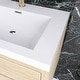 preview thumbnail 49 of 191, Wood Wall-Mounted Bathroom Vanity with Sink and Soft Close Drawers
