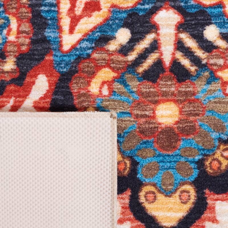 SAFAVIEH Riviera Machine Washable Slip Resistant Wilma Oriental Rug