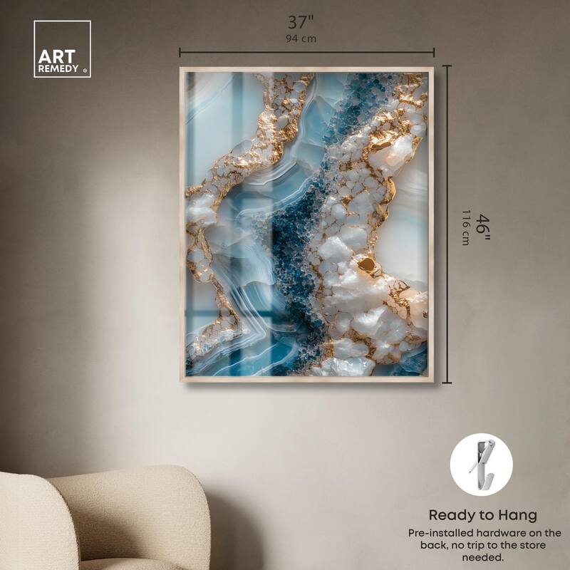 Lapis River Shadowbox by Art Remedy