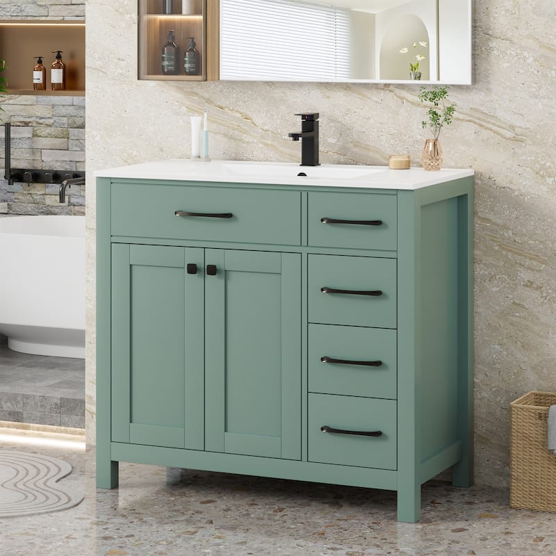 Sink Bathroom Vanity with Counter top Set