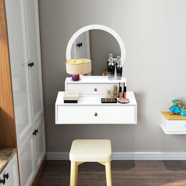 wall mount makeup vanity