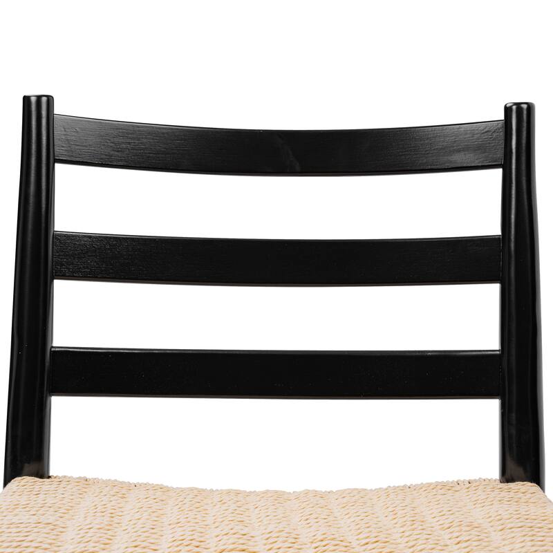 Poly and Bark Ray Dining Chair 2.0 (Set of 2) - Solid Wood Frame