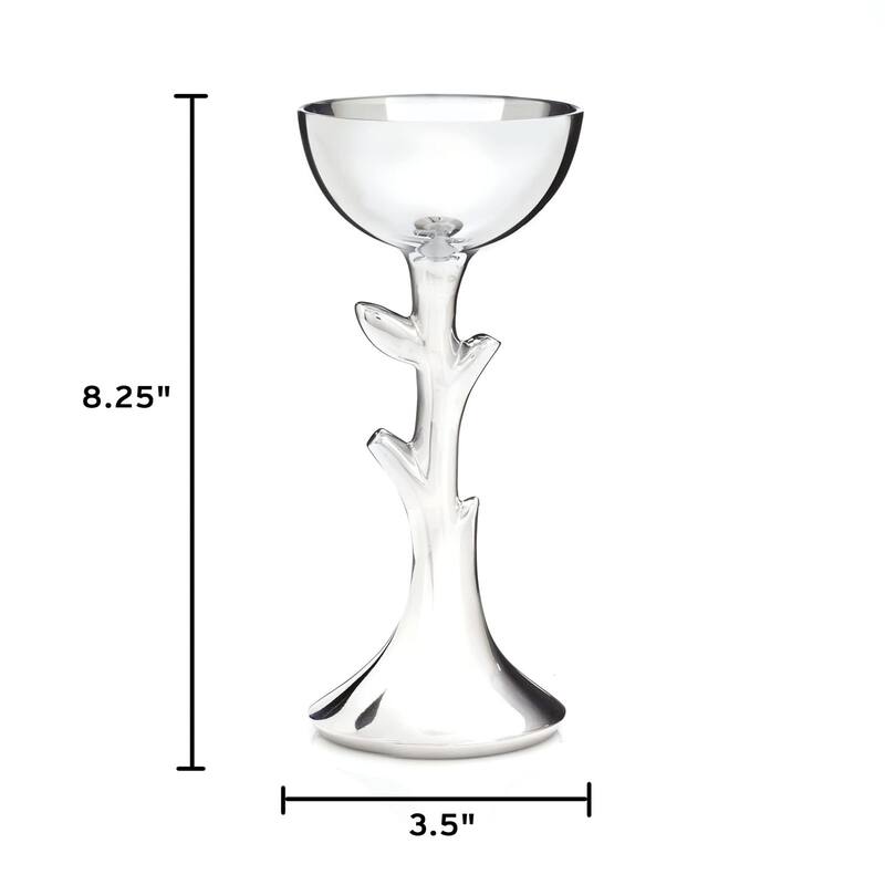 Nambe Tree of Life Kiddush Cup - 5.5" x 18" x 4.5"