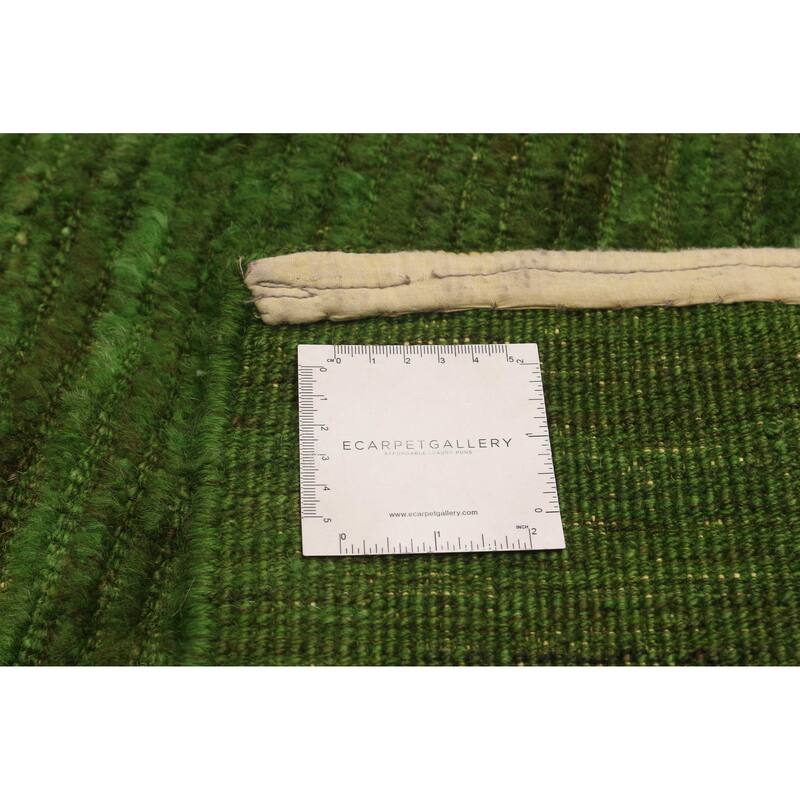 ECARPETGALLERY Hand-knotted Finest Peshawar Ziegler Lime Wool Rug - 9'8 x 14'8