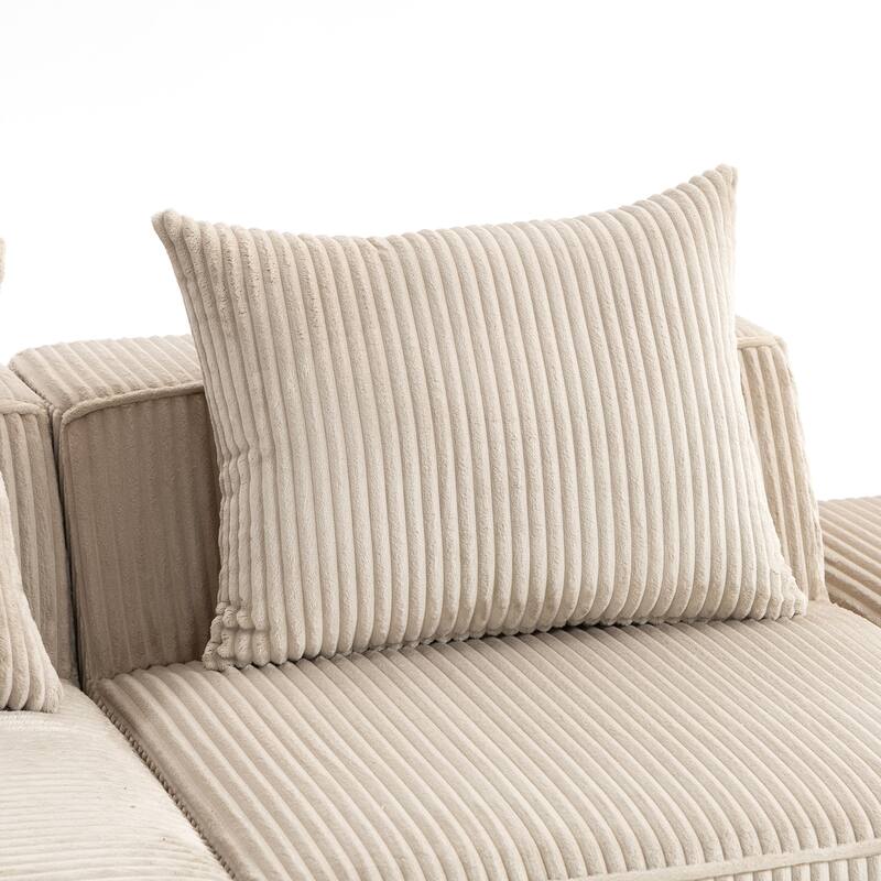Multi Person Modular Compression Sofa That Can Be Freely