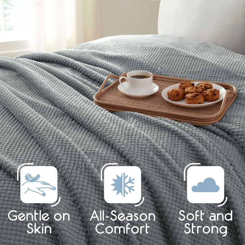 Vellux Plush Texture Blanket