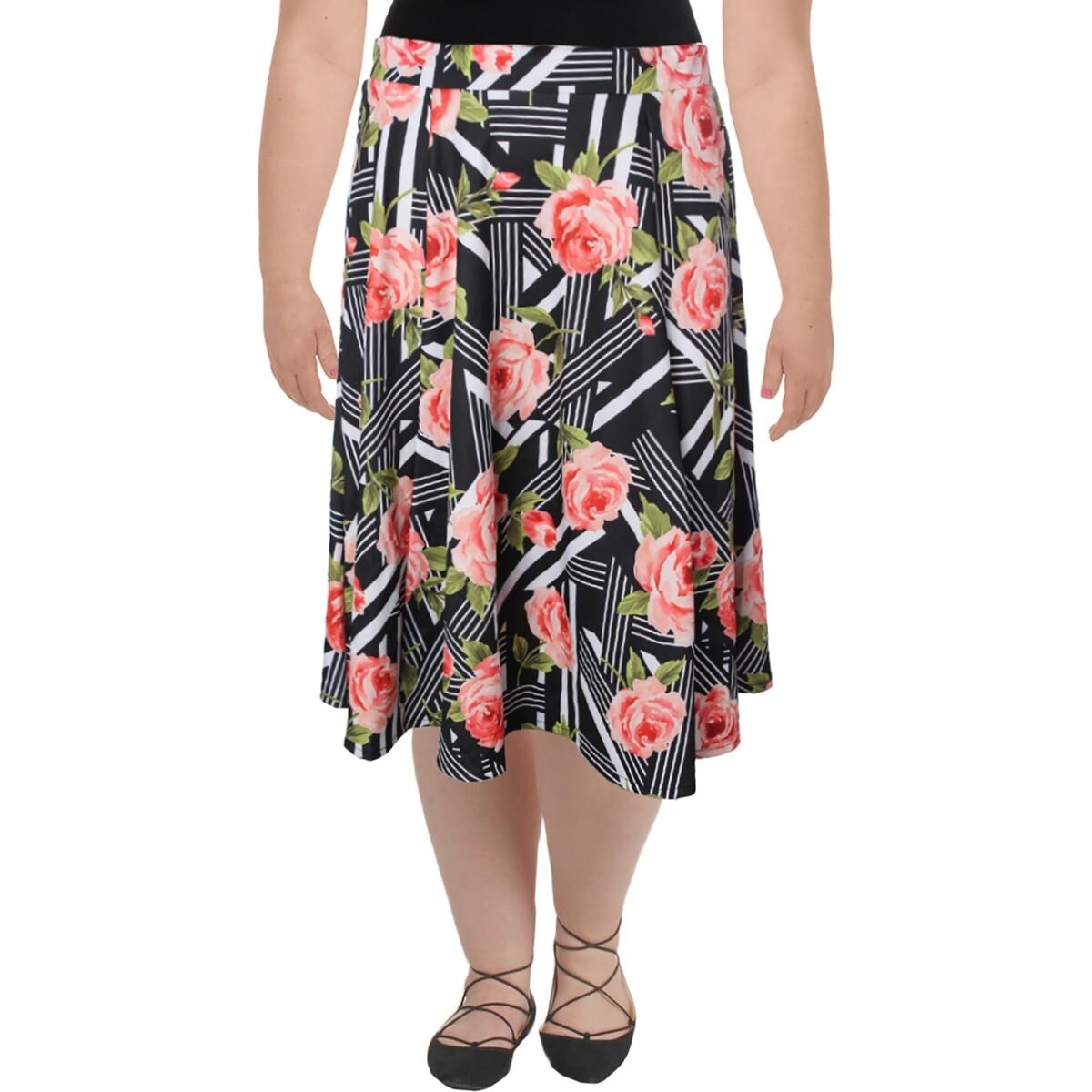 Grace Elements Womens A Line Skirt Pull On Floral Print Xl Overstock 20752399 Discover over 25000 brands of hugely discounted clothes, handbags, shoes find grace elements skirts, tops, and sweaters at thredup.