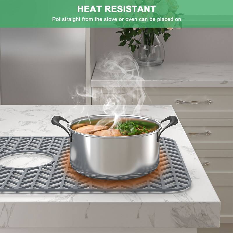 Silicone Sink Mat Sink Protectors for Kitchen Sink