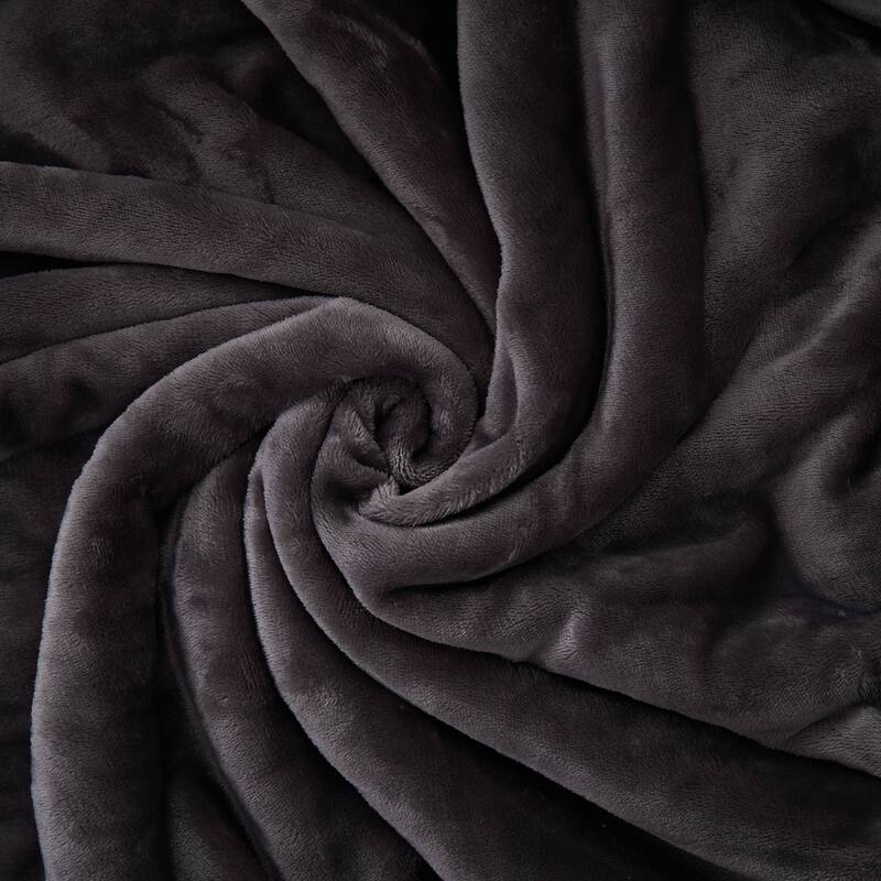 Sherpa Fleece Throw Blanket Reversible Plush Bed Blanket