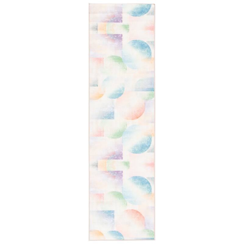 SAFAVIEH Paint Brush Machine Washable Slip Resistant Emmanouela Rug