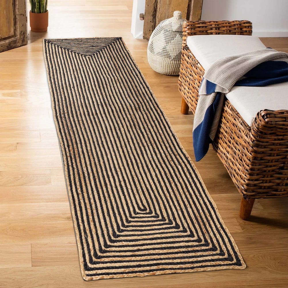 Superior Braided Jute Reversible Indoor/Outdoor Area Rug