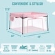 preview thumbnail 18 of 20, Dream On Me Ziggy Square Baby Playpen