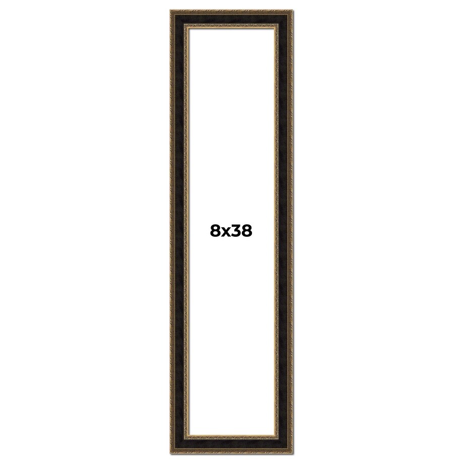 8x38 Frame Gold Antique Vintage Sold Wood Picture Frame | 1.75 Inch