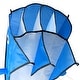 preview thumbnail 10 of 11, 3D Kite Huge Frameless Soft Parafoil Giant Dolphin Blue