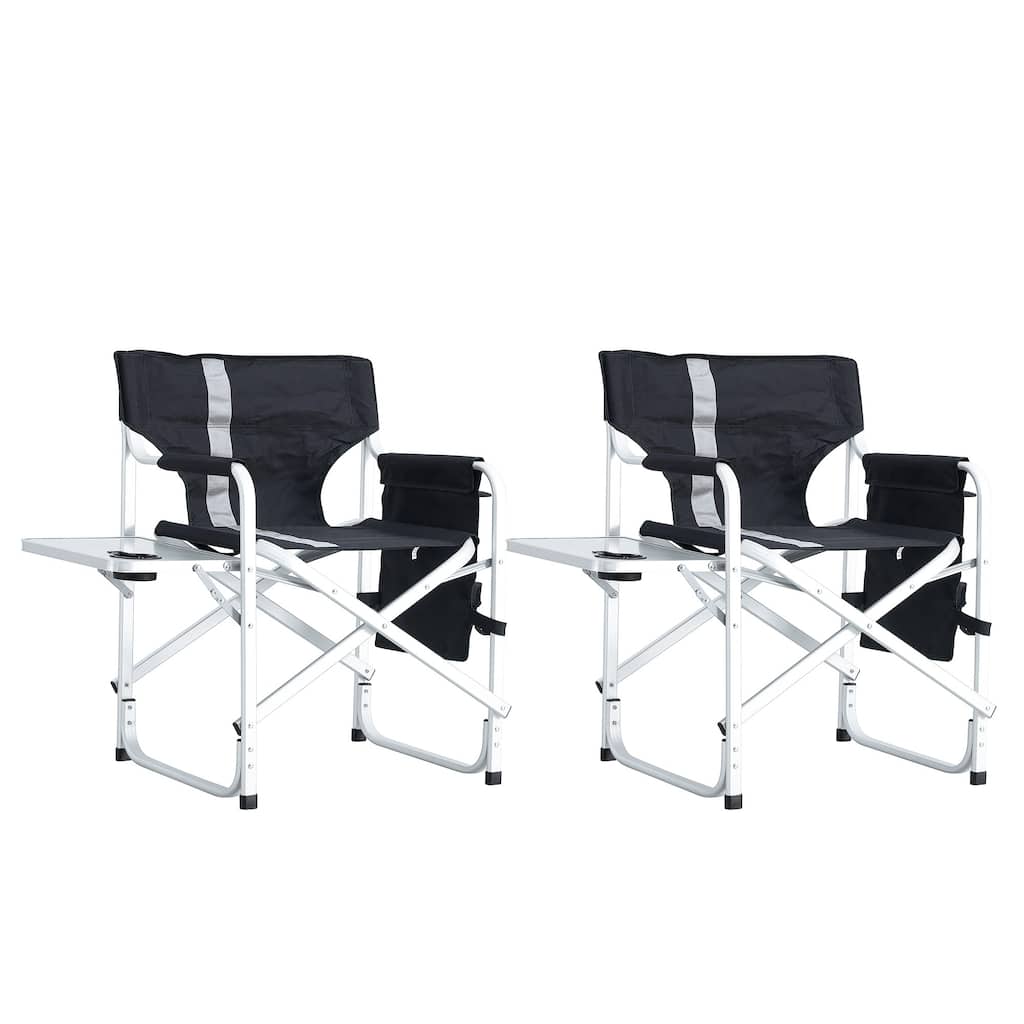 2-piece Folding Lightweight Oversized Directors' Chairs