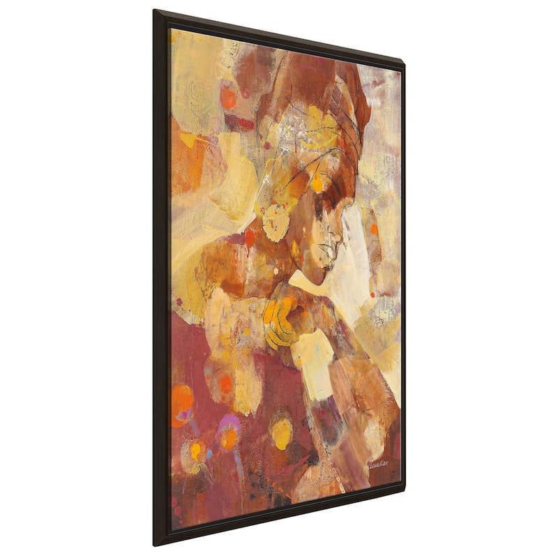 "Celebrate Beauty I" Print on Floating Canvas