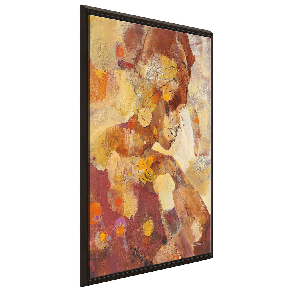 "Celebrate Beauty I" Print on Floating Canvas