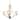Trans Globe Aspen 4 Light Chandelier in Brushed Nickel
