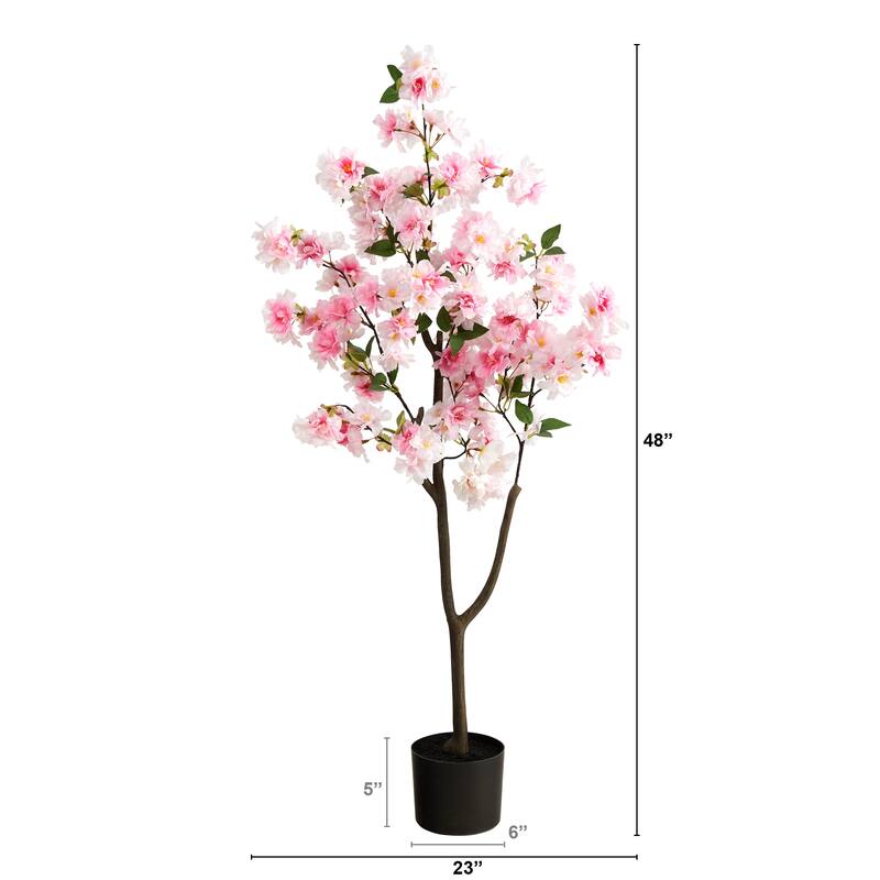 4' Cherry Blossom Artificial Tree - 6"