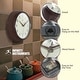 preview thumbnail 59 of 193, Infinity Instruments Round Retro Kitchen Wall Clock by Infinity Instruments