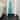 Teal or Blue Recycled Glass Tall Spanish Bottleneck Vase