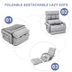 preview thumbnail 5 of 10, Adjustable 6-Position Floor Chair Folding Lazy Gaming Sofa,Indoor Chaise Lounge Sofa