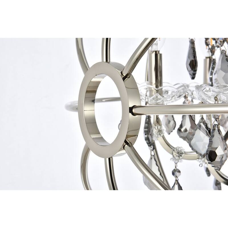Royce Edge 6-Light Polished Nickel Chandelier
