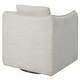 preview thumbnail 6 of 6, Uttermost Corben White Swivel Armchair - 29"x 30"x 29"