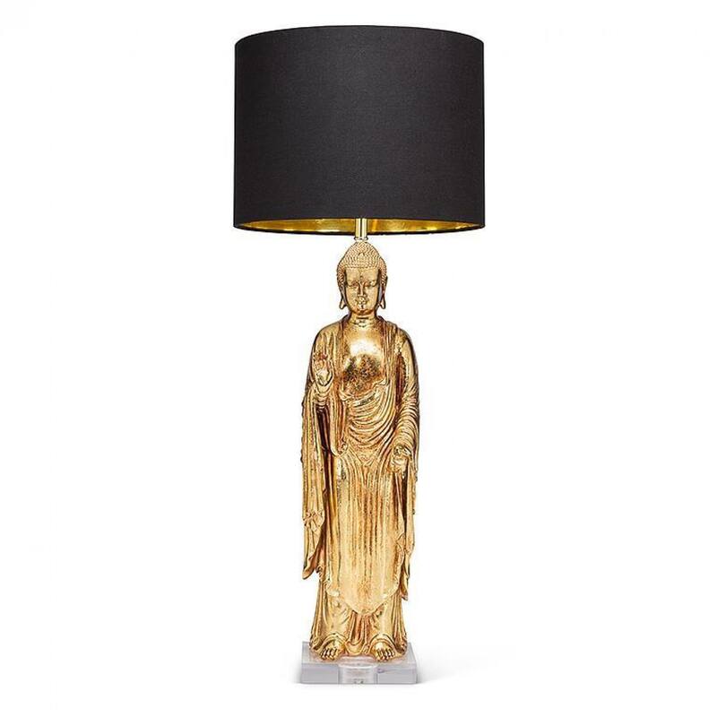 Standing Buddha Table Lamp