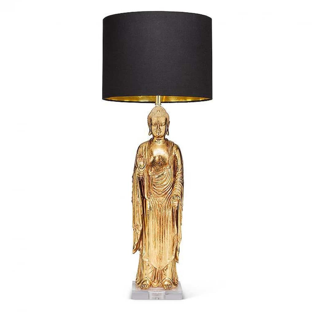 Standing Buddha Table Lamp