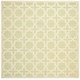 preview thumbnail 97 of 183, SAFAVIEH Handmade Cambridge Trudie Geometric Wool Rug 6' Square - Light Green/Ivory - Square
