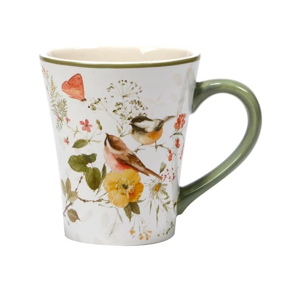 Certified International Nature's Song 16 oz. Mugs, Set of 4 Assorted  Designs - Bed Bath & Beyond - 37099881