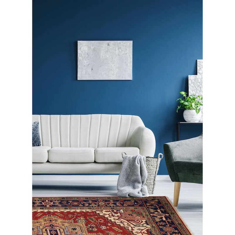 ECARPETGALLERY Hand-knotted Serapi Heritage Dark Copper Wool Rug - 8'10 x 11'7